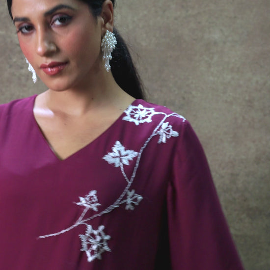 Pure Geoorgette Hand Embroidered Phulkari Pant - Divine Falsa + Artisanal + Punjab + Tradition + Women + MakeInIndia + Handicraft + Panjab + Rang + Colours + Girl Clothing + Fulkari + Threads + Colours + Colors + Embroidery + Handwork + Artisan + Stylish + trending + crafted + cultural + ethnic + classic + evening + dining + comfort wear + NRI + Panjab